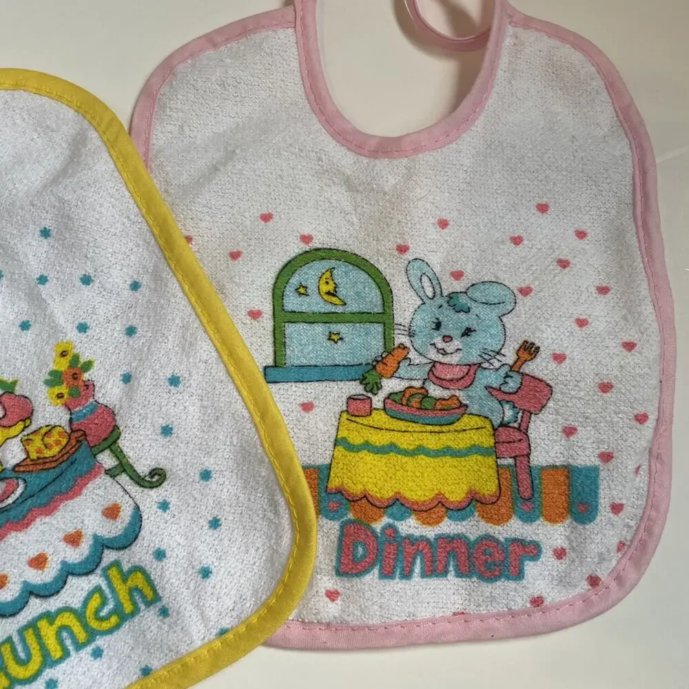 Vintage Tuti Fruiti Bib Set